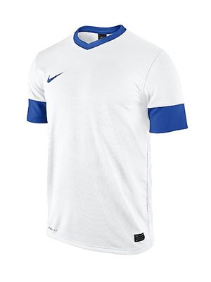 Nike Laser Clearance Football Shirt White Royal NI 21 Discount Teamwear Sale Pro Soccer UK